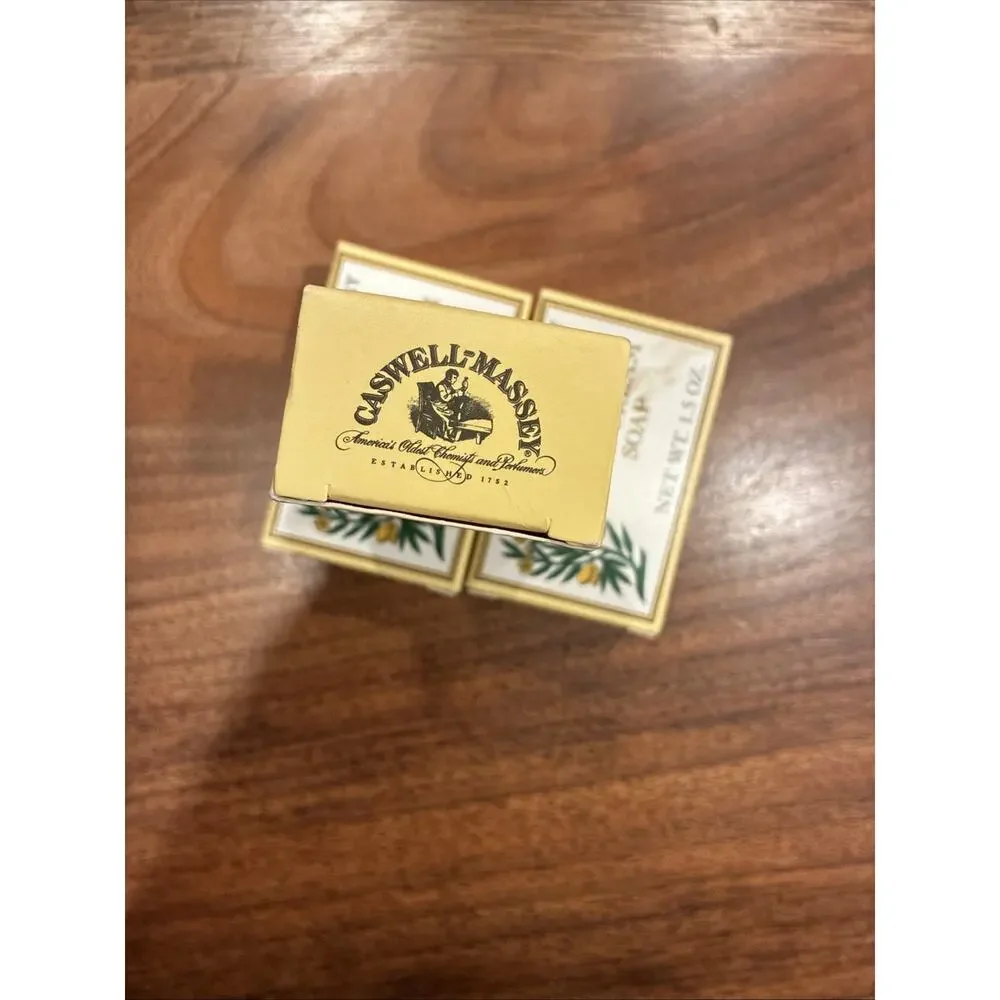 Caswell-Massey Almond Cold Cream Soap, Vintage, 3 Bars, 1.5 oz Each‎
